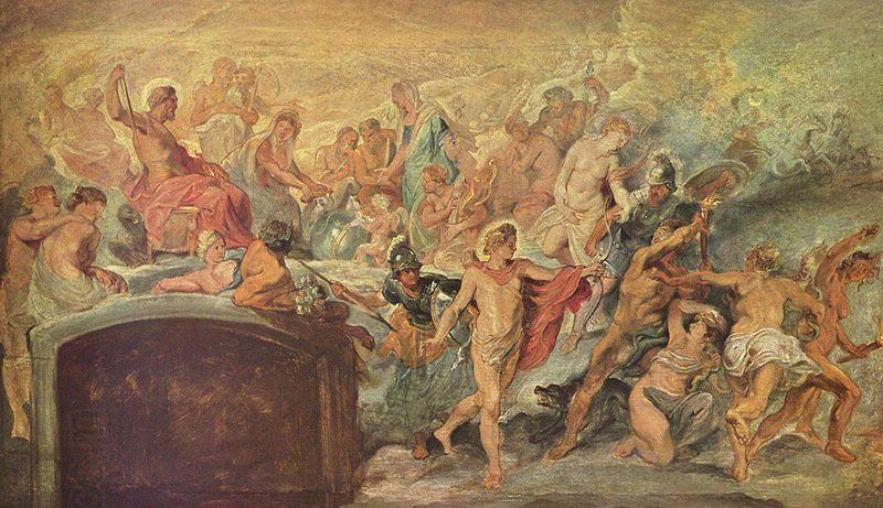 Peter Paul Rubens Die Blute Frankreichs unter der Regentschaft Marias von Medici, Skizze oil painting picture
